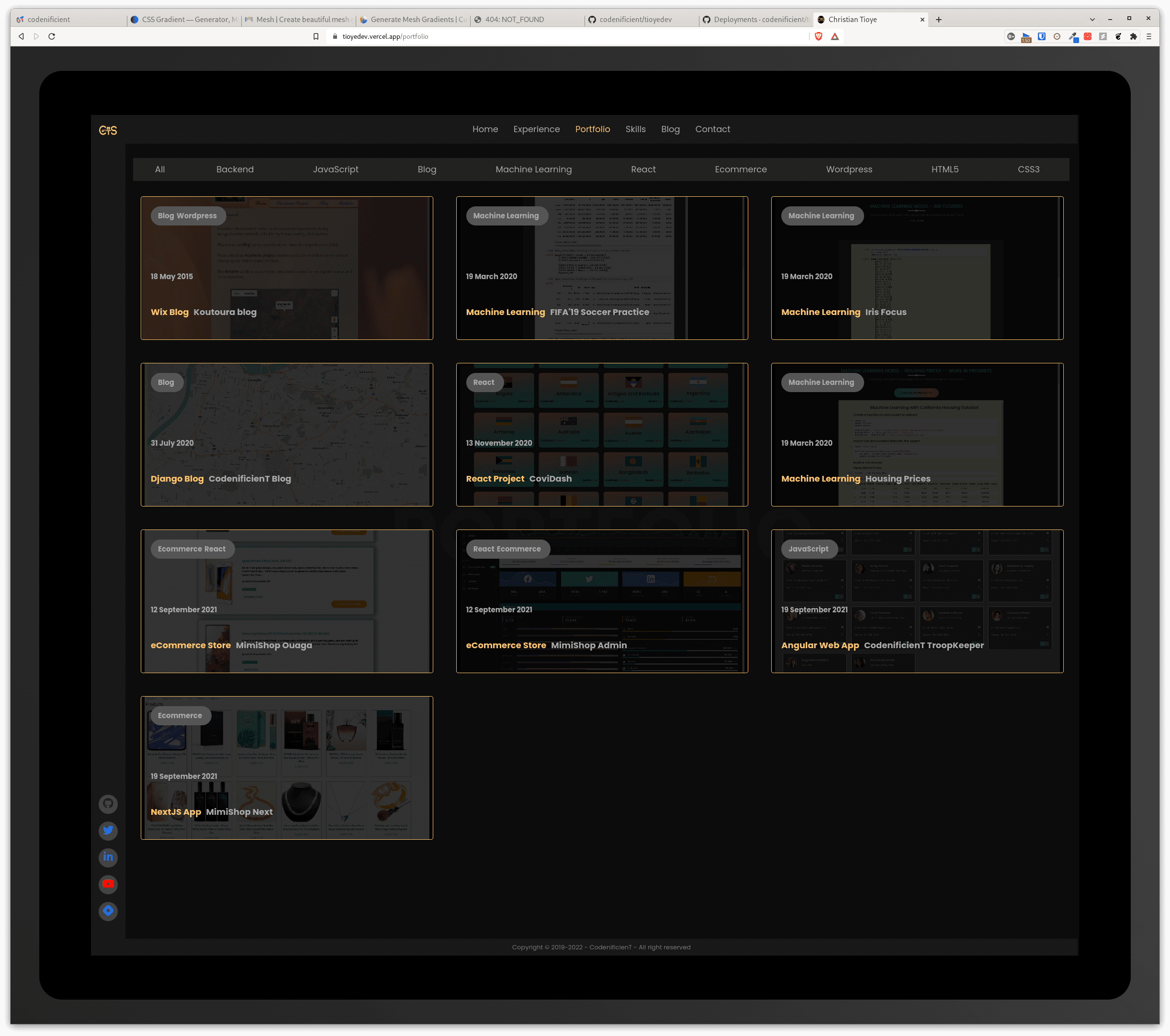 3 Redesigning my portfolio app